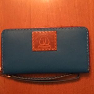 Dooney & Bourke Western Collection Large Zip Wristlet, Ocean